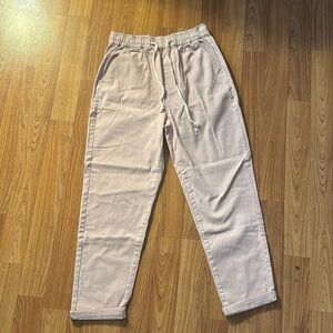 Celebrity Pink Elastic Waistband Roll Cuff Pants